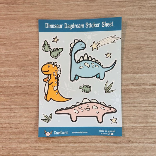 Dinosaur Daydream Sticker Sheet