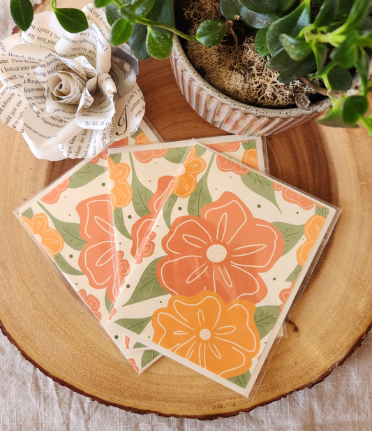 Nasturtium Greeting Card