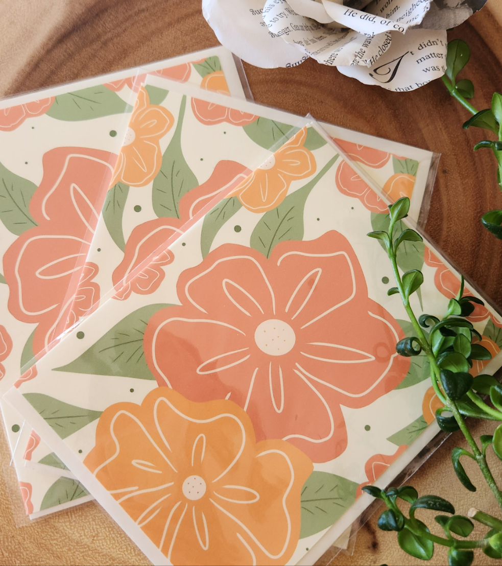 Nasturtium Greeting Card