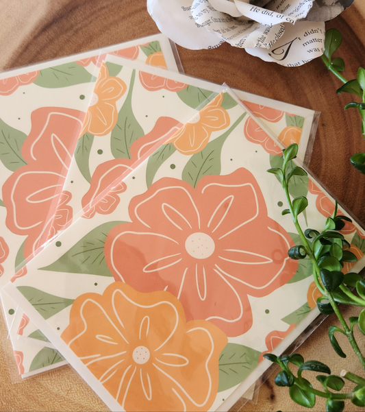 Nasturtium Greeting Card