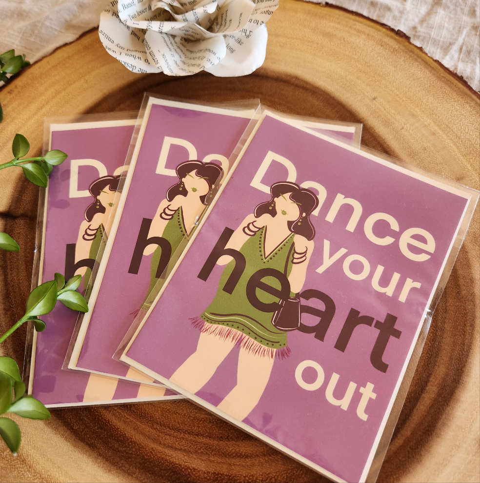 Dance Your Heart Out Greeting Card