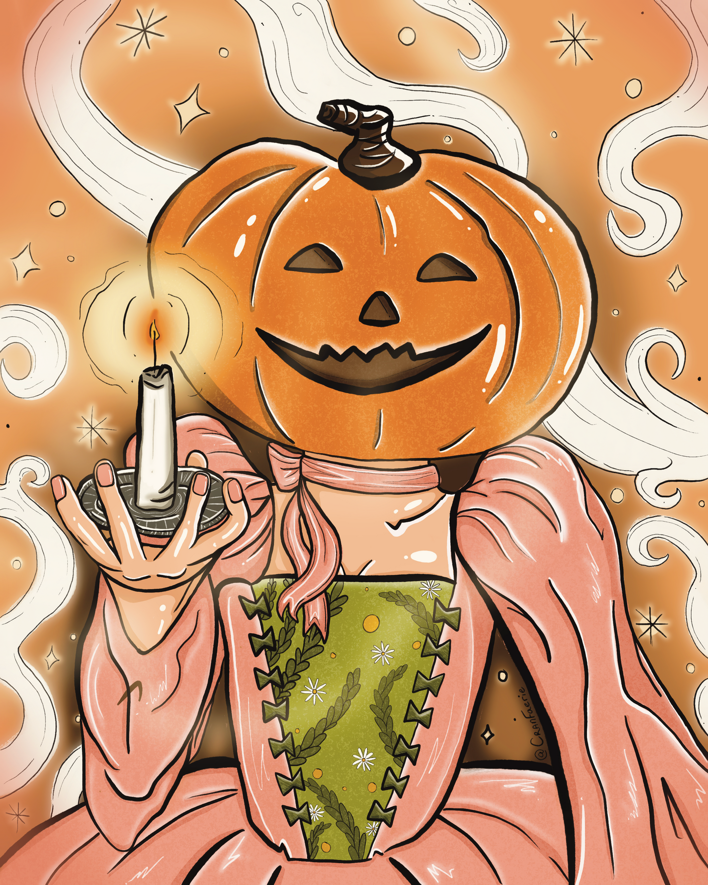 Elegance in Pumpkin Pink