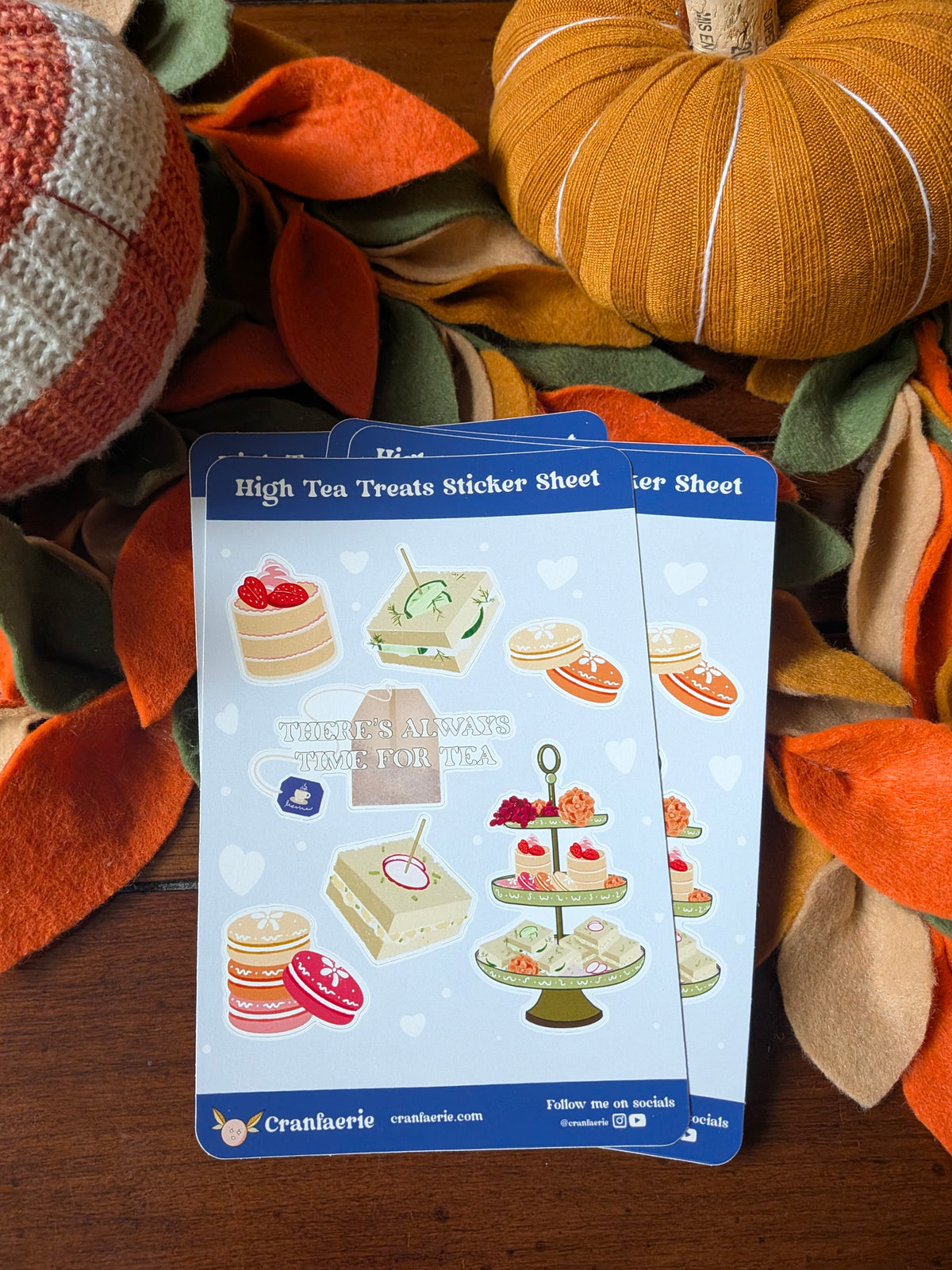 High Tea Treats Sticker Sheet