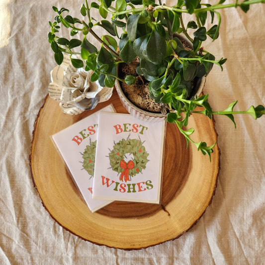 Wreath Christmas Card