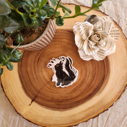 Ladybug Kitty Sticker