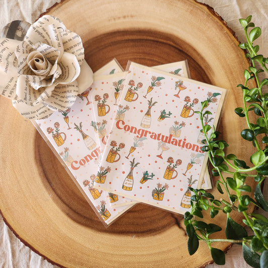 Pop Champagne Celebration Card