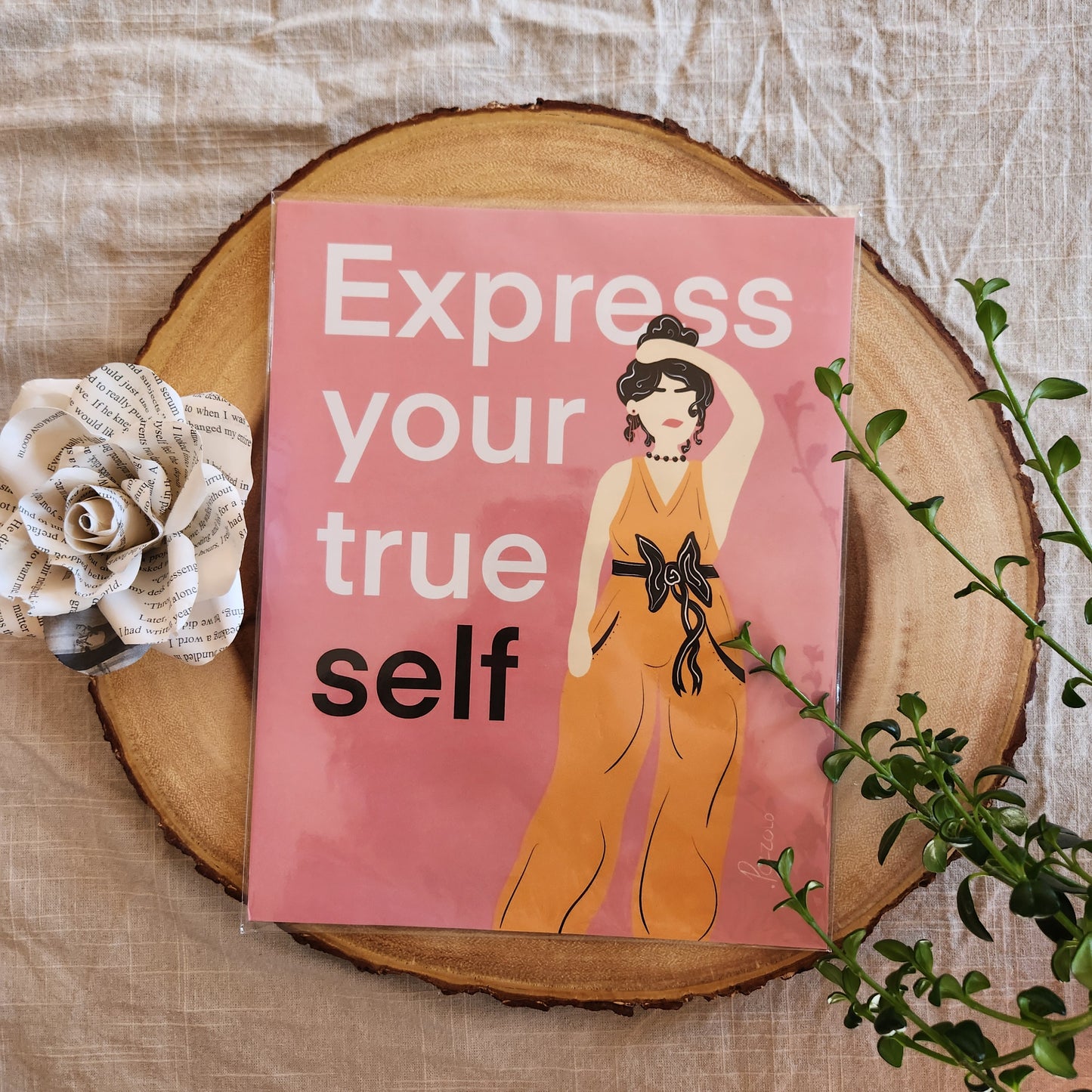 Express Your True Self Medium Print