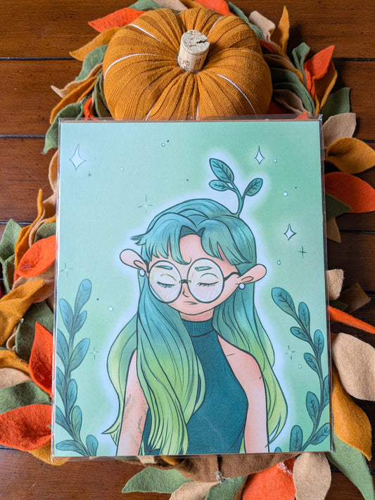 Green Goddess Print