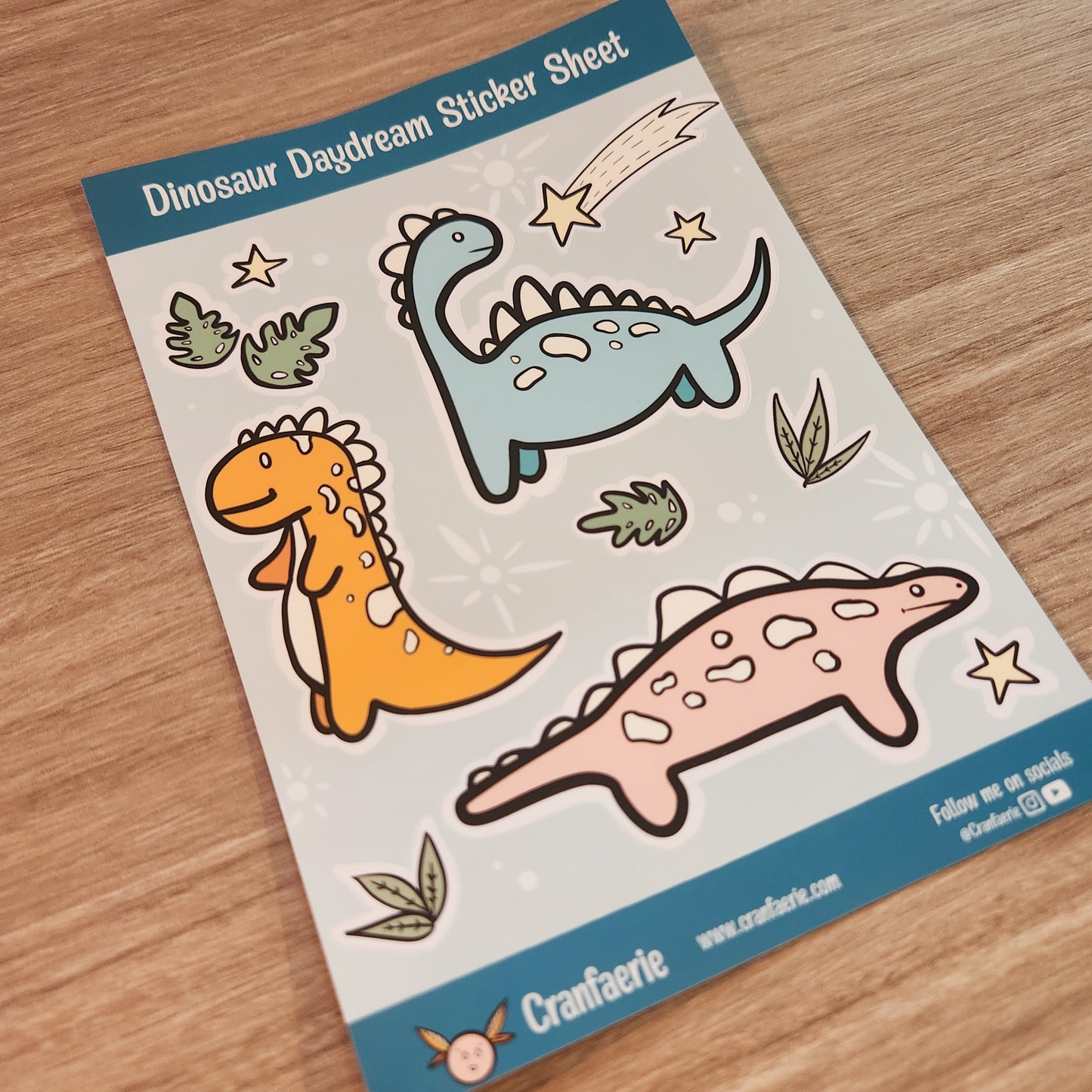 Dinosaur Daydream Sticker Sheet