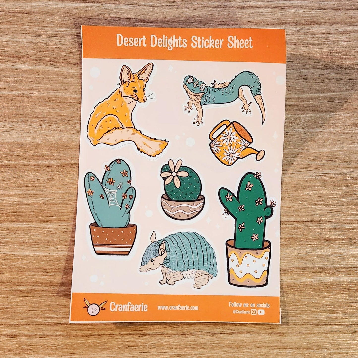 Desert Delights Sticker Sheet