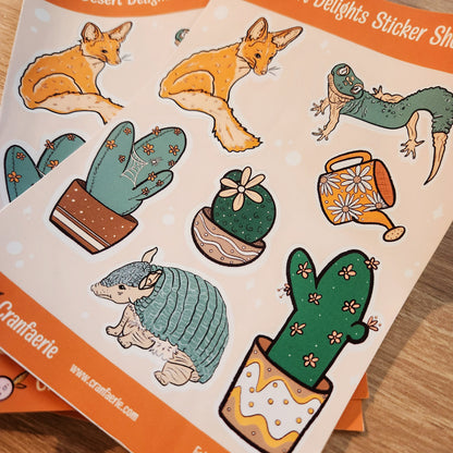 Desert Delights Sticker Sheet