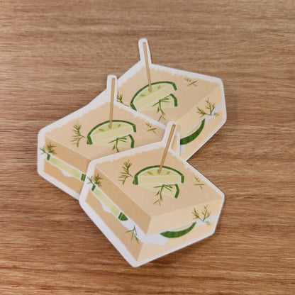 Cucumber Sandwich Sticker