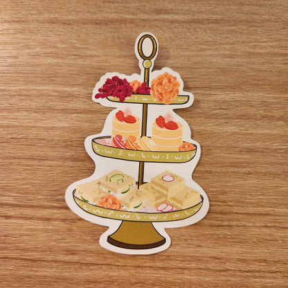 High Tea Tray Sticker