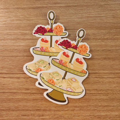 High Tea Tray Sticker