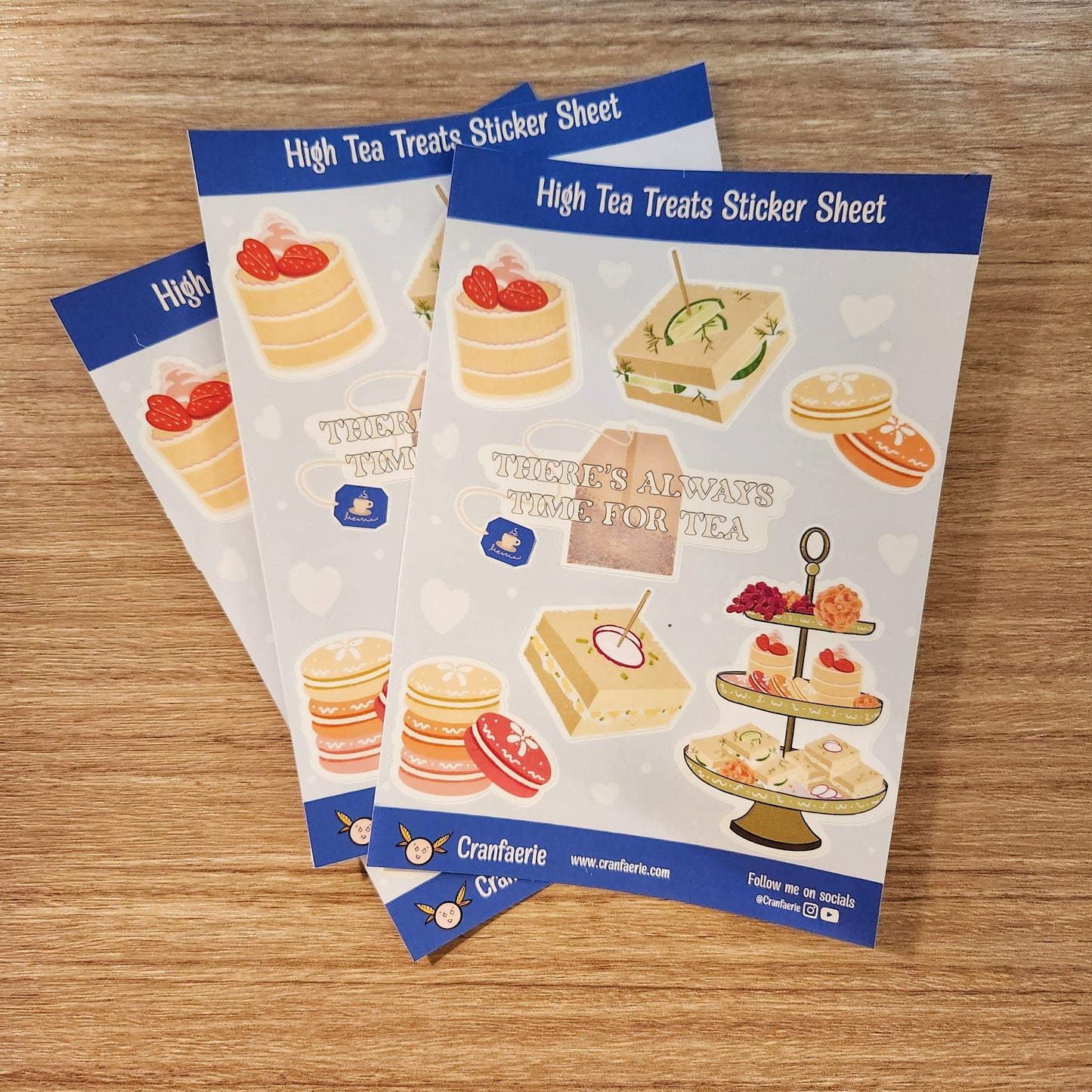 High Tea Treats Sticker Sheet