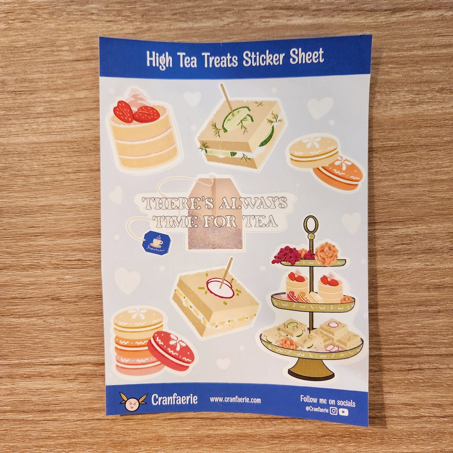 High Tea Treats Sticker Sheet