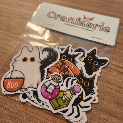 Spooky Kitty Individual Sticker Collection