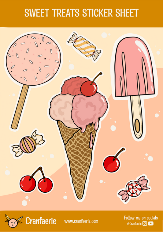 Sweet Treat Sticker Sheet