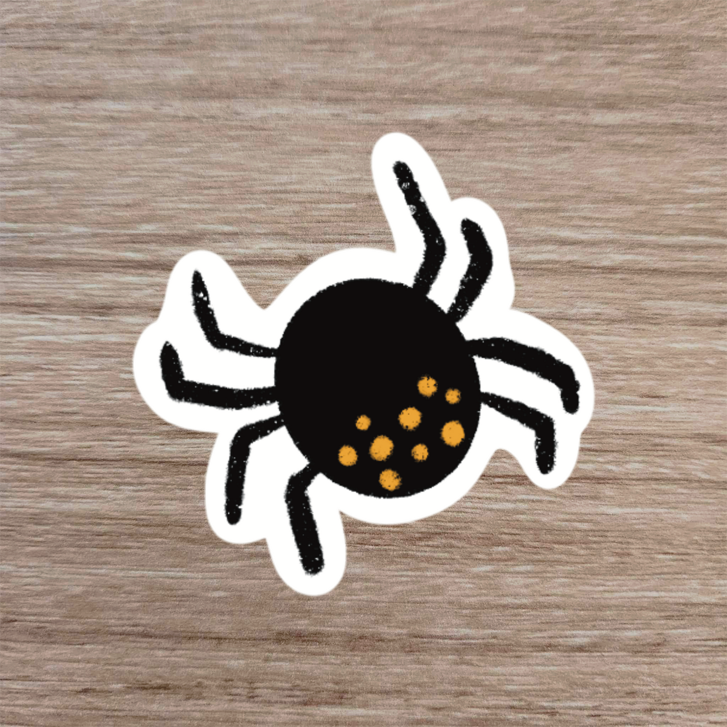 Spooky Spider Sticker