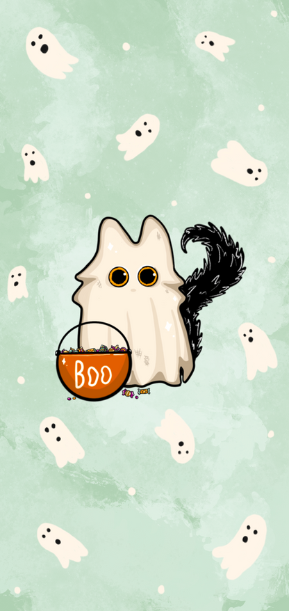 Ghost Cat Wallpaper Set