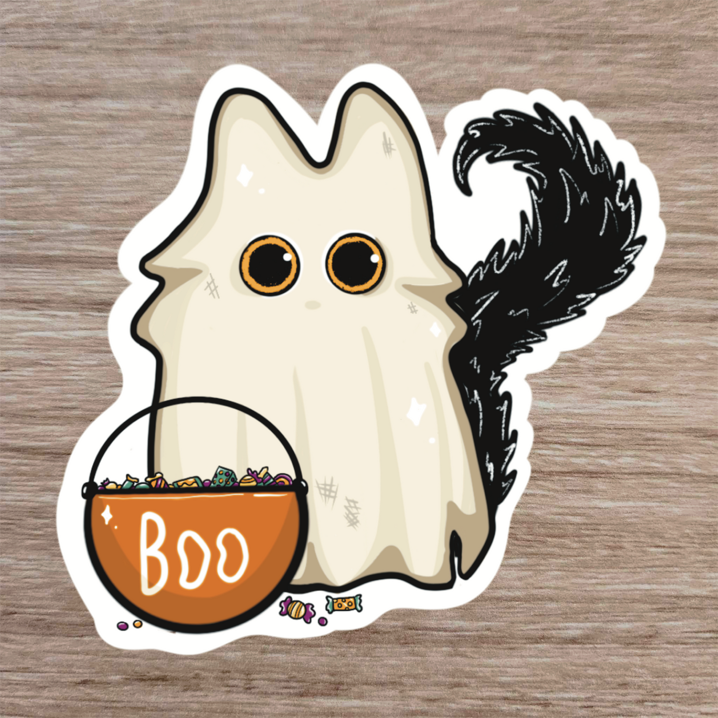 Spooky Kitty Individual Sticker Collection