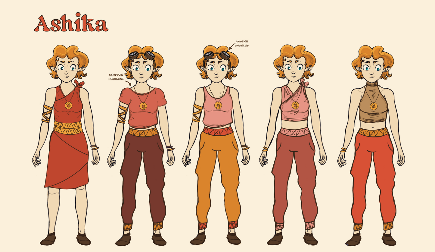 Character Sheet: Ashika