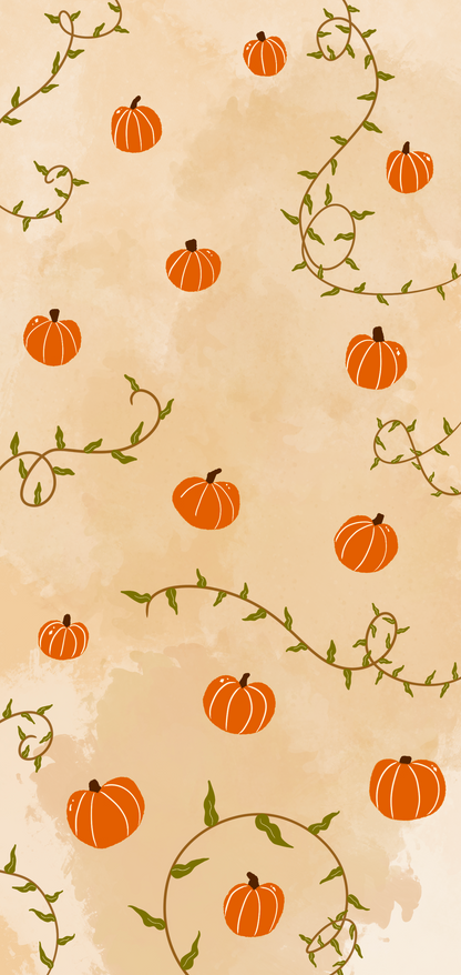 Pumpkin Cats Wallpaper Set