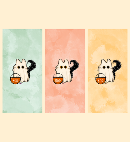 Ghost Cat Wallpaper Set