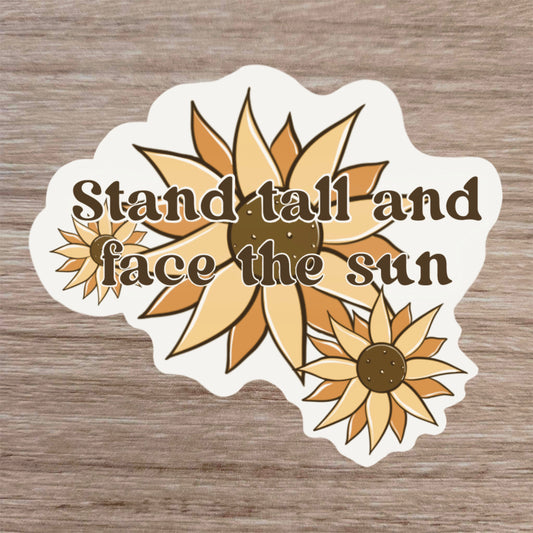 Sunflower Mantra Individual Sticker