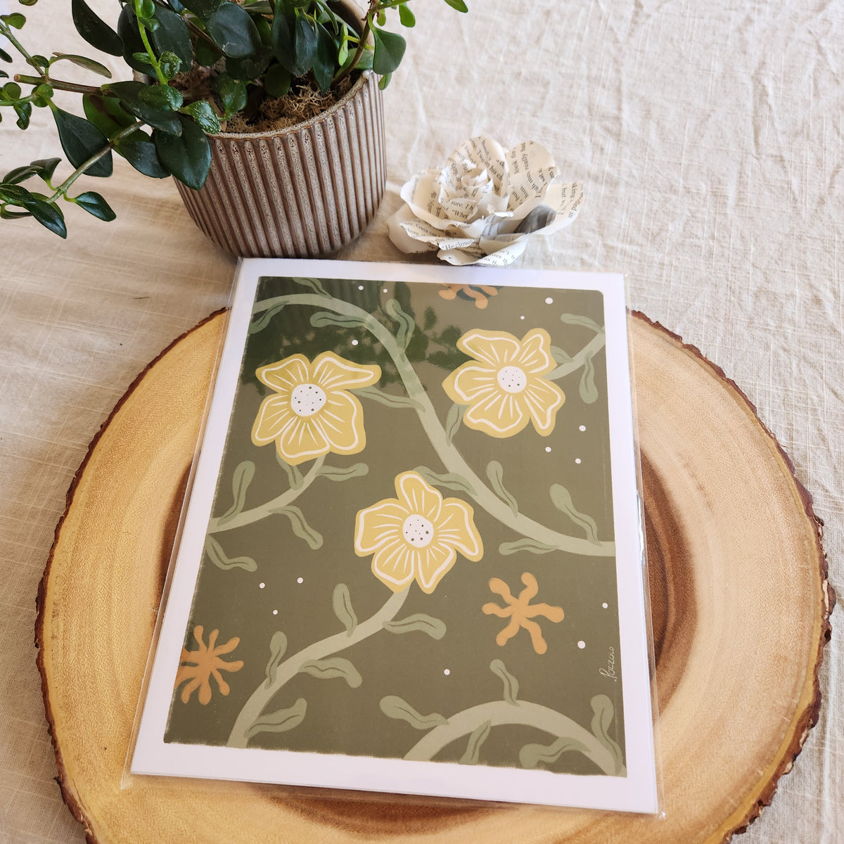 Freeform Floral Print
