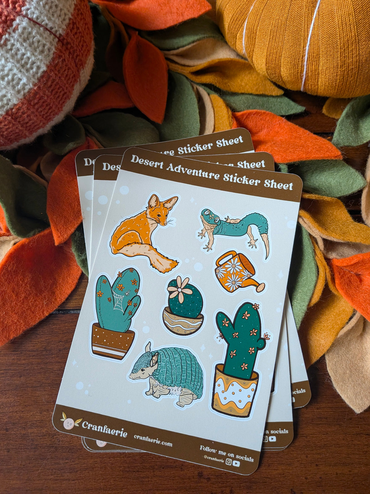 Desert Adventure Sticker Sheet