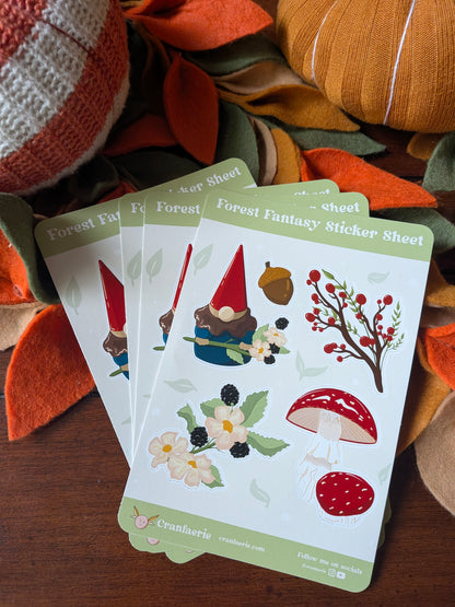 Forest Fantasy Sticker Sheet