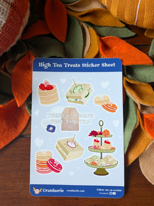 High Tea Treats Sticker Sheet