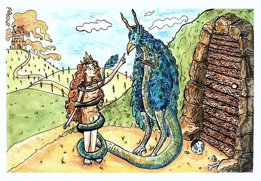 Paperbag Princess - Illustration (Portfolio)