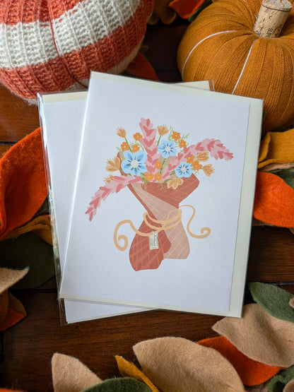 Bouquet Greeting Card
